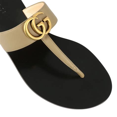 gucci flat sandals women's.